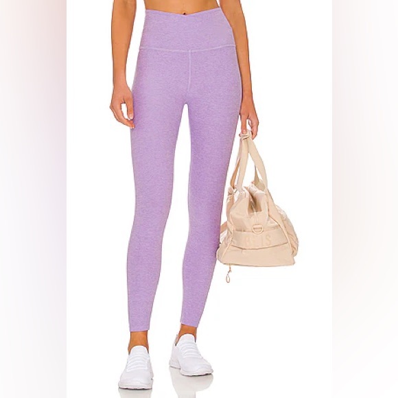Beyond Yoga Pants - Beyond Yoga Spacedye At Your Leisure High Waisted Legging Crisp Lavender Heather